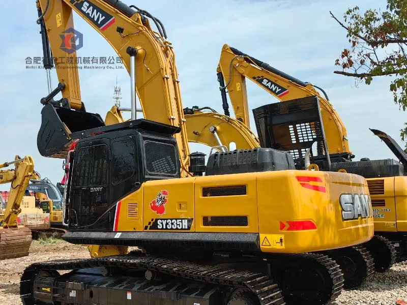 used Sany SY335 excavator