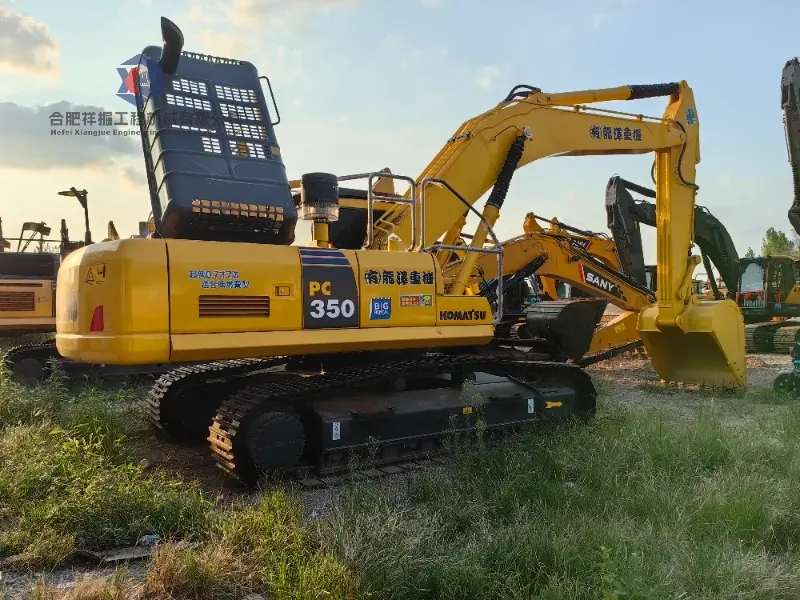 used komatsu 350-7 excavator