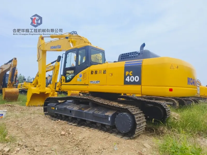 used komatsu 400-7 excavator